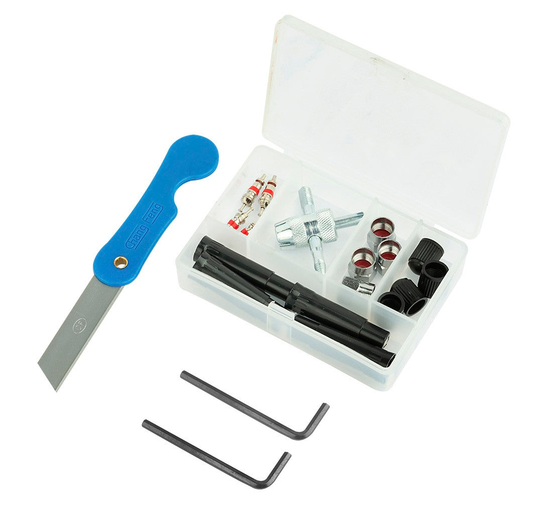 Kit riparazione pneumatici auto - kit foratura moto tubeless - emergenza per ripara gomme auto - kit riparazione gomme, strisce di riparazione, 55 pezzi