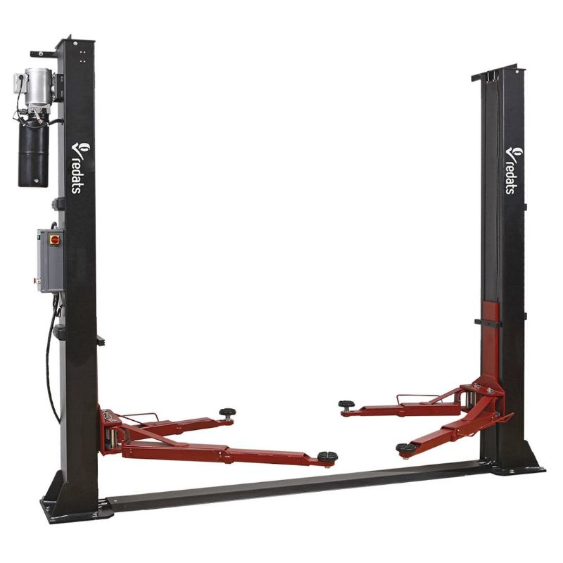 Ponte sollevatore auto a 2 colonne, portata 4000 kg, ponte sollevatore idraulico + olio gratis incluso, sblocco automatico elettroidraulico