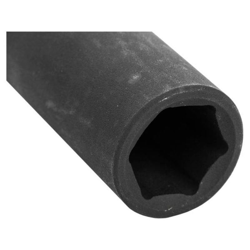 Chiave a bussola lunga ad impatto-a percussione 17 mm con attacco da 1/2" pollici, Cr-mo, lunghezza 78 mm