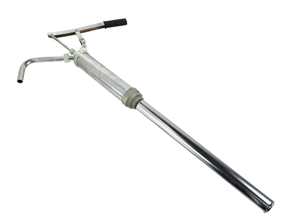 Pompa a leva per fusti d'olio manuale, portata 20 l/min, con tubo  telescopico, a barile, a leva, per travaso ,per l'estrazione di gasolio,olio lubrificante, 60-220 litri