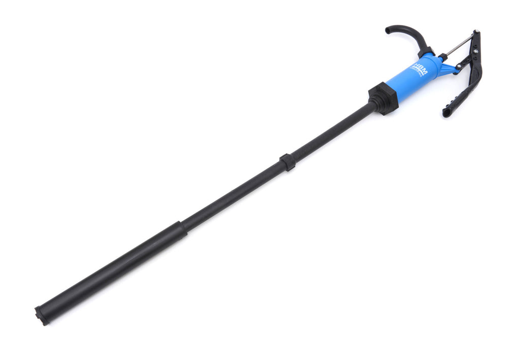 Pompa a leva per fusti d'olio manuale, portata 20 l/min, con tubo telescopico, pompa a barile, a leva,per travaso, per l'estrazione di gasolio,olio  lubrificante,  20-200 litri Hbm