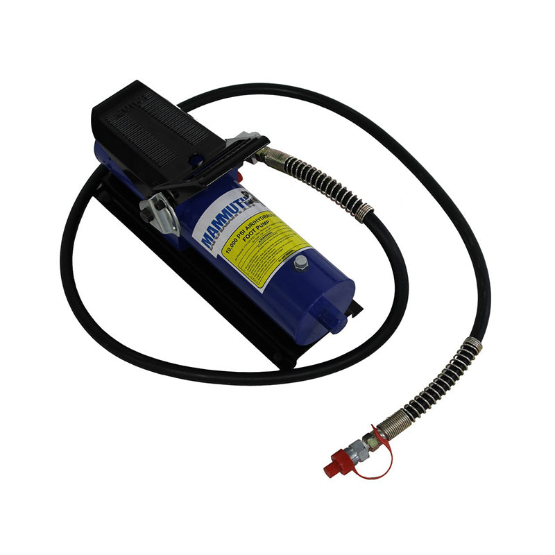 Pompa idraulica pneumatica, a pedale azionata ad aria, serbatoio 680 ml, uscita olio 1/4 "-18 NPT