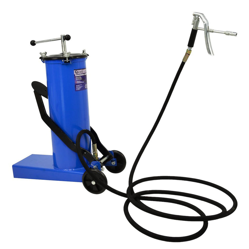 Pompa ingrassatrice a pedale con tubo da 4 m, ad aria compressa 6 litri Geko