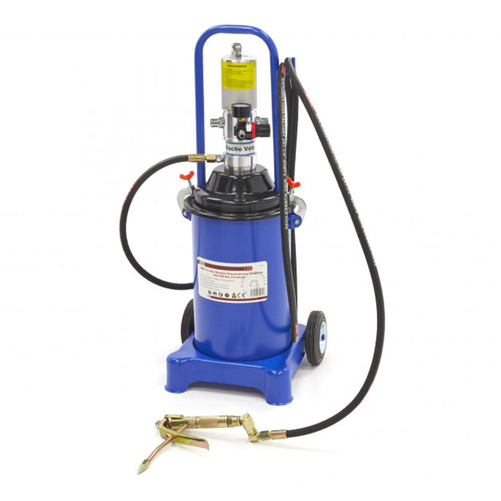 Pompa ingrassatrice pneumatica portatile, per grasso, 300-400 Bar 12 litri Hbm Machines Olanda