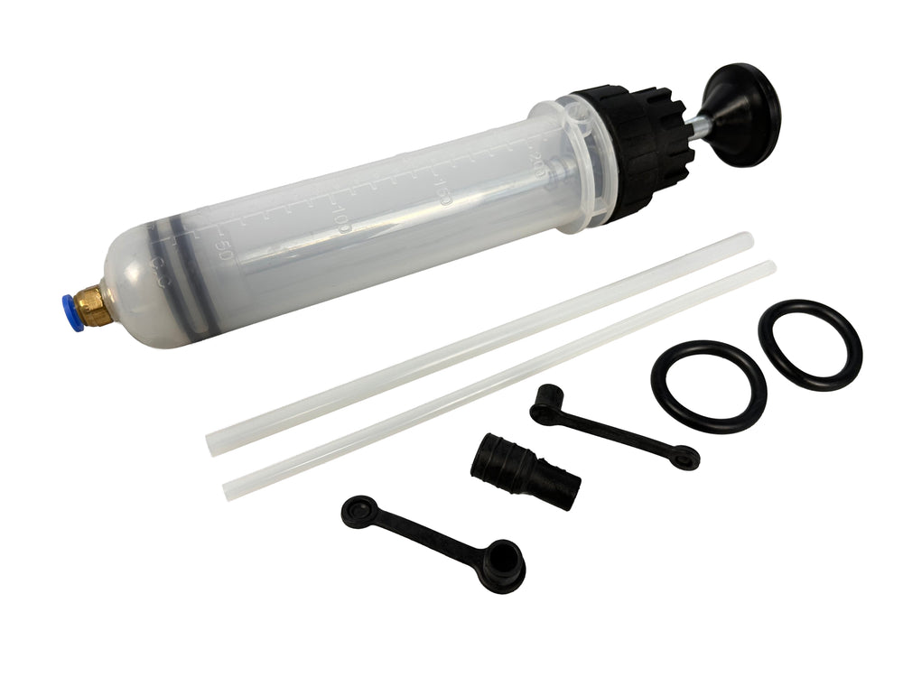 Pompa manuale per trasferimento liquidi, siringa cambio aspirazione, travaso, 200 ml