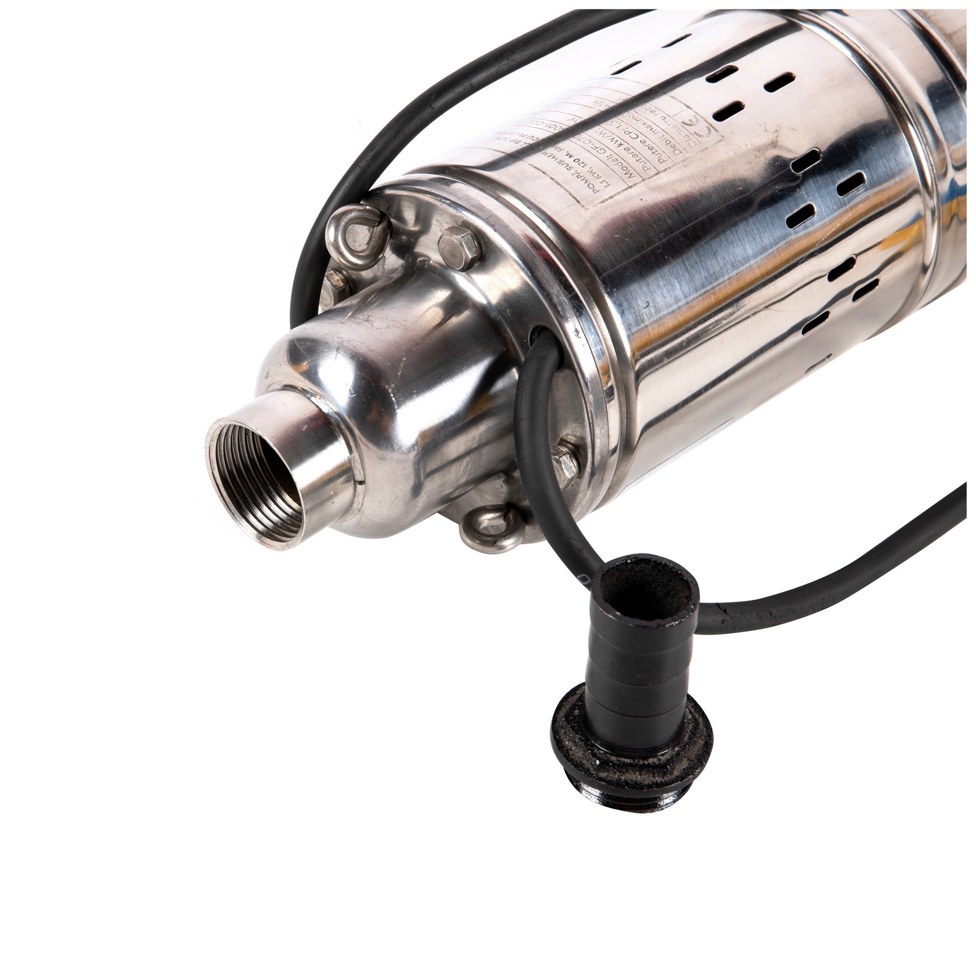 Pompa sommersa per pozzi con gallleggiante, 1100 w, portata 1850 l/ora,elettropompa a immersione