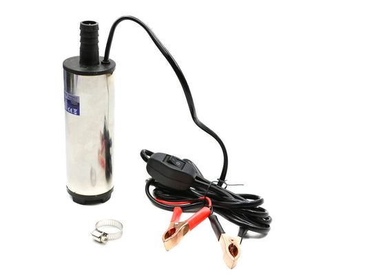 Pompa sommersa per trasferimento gasolio e liquidi, sommergibile,per pompaggio di acqua diesel 12/24 V 60 W