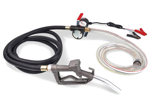 Pompa travaso gasolio e liquidi,12v, portata 45 l/min, pompa elettrica 1745w per olio combustibile, pompa gasolio, per trasferimento olio carburante e rifornimento