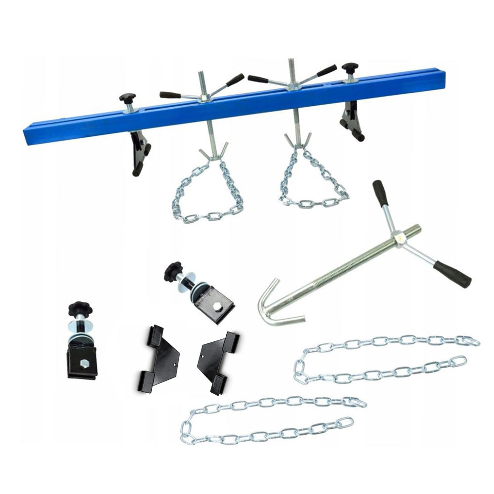 Ponte motore con portata max di 500 kg, traversa per sollevamento per riparazioni di motori, barra supporto manuale