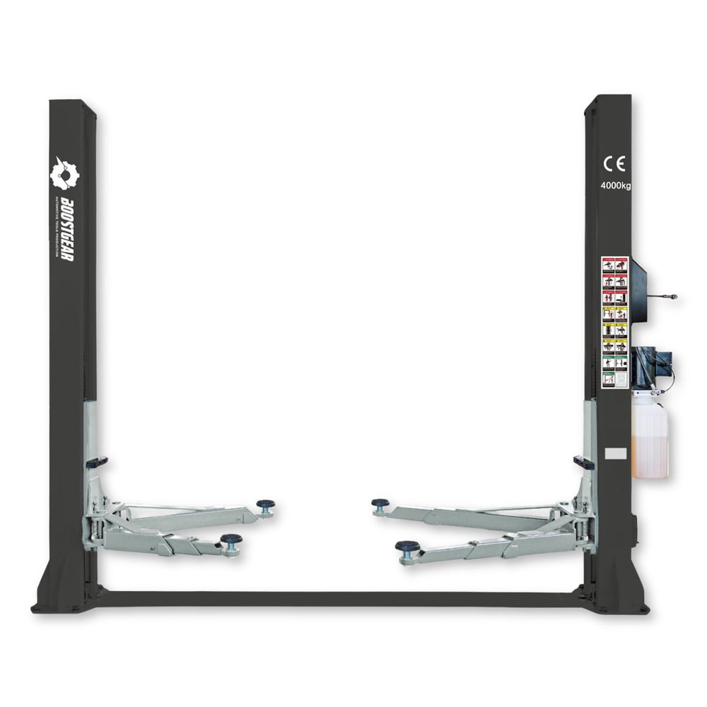 Ponte sollevatore auto a 2 colonne, portata 4000 kg, 380v, idraulico, sblocco manuale elttroidraulico, BOOST GEAR