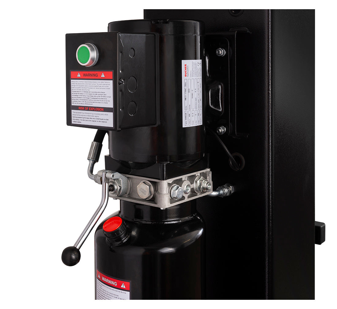 Ponte sollevatore auto a 2 colonne, portata 4200 kg, 380v, idraulico, sblocco manuale elettroidraulico, Redats