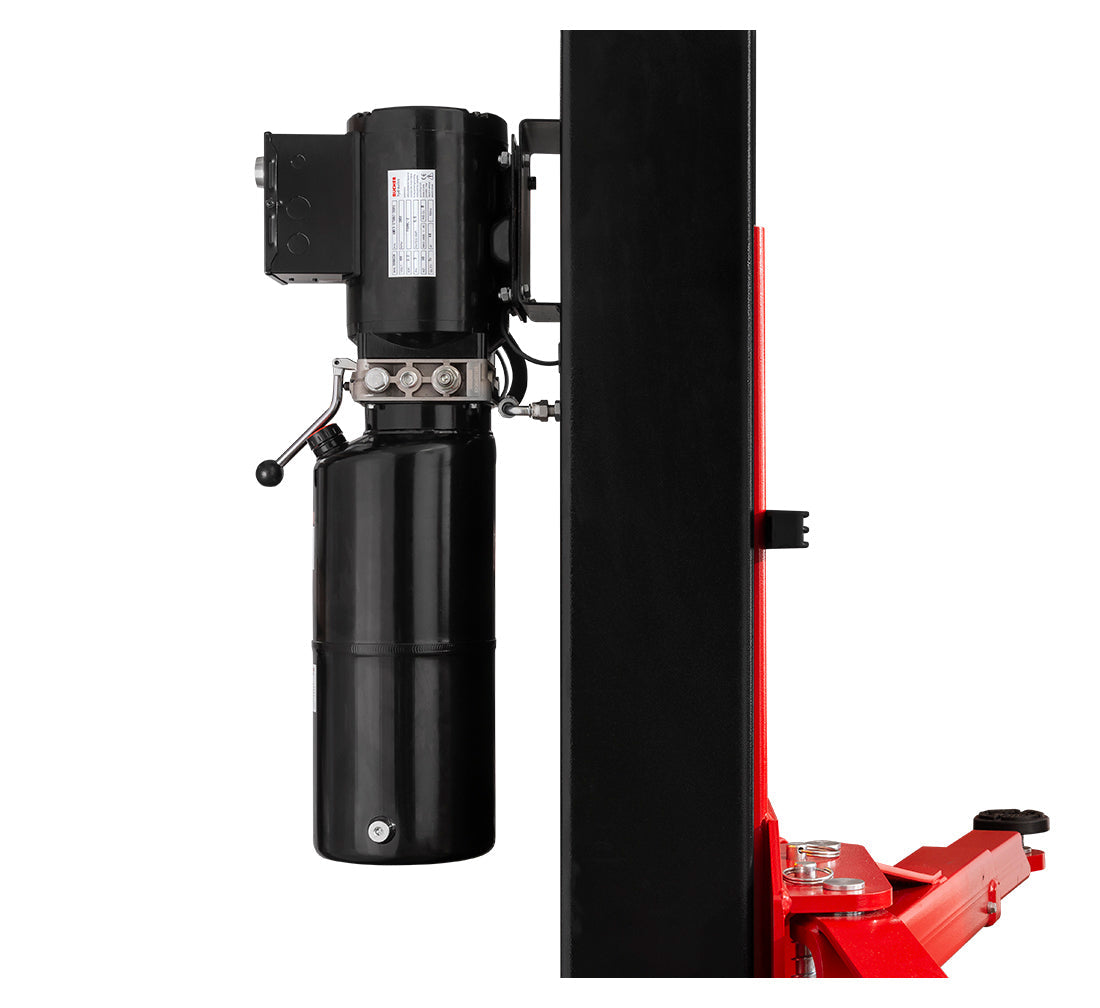 Ponte sollevatore auto a 2 colonne, portata 4200 kg, 380v, idraulico, sblocco manuale elettroidraulico, Redats