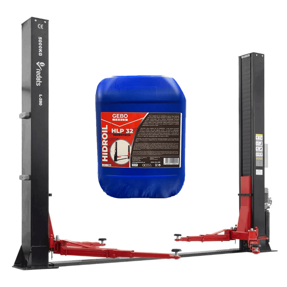 Ponte sollevatore auto a 2 colonne, portata 5000 kg, 380v, idraulico, sblocco automatico elettroidraulico, Redats Polonia