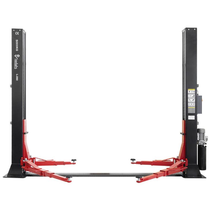 Ponte sollevatore auto a 2 colonne, portata 5000 kg, 380v, idraulico, sblocco automatico elettroidraulico, Redats Polonia