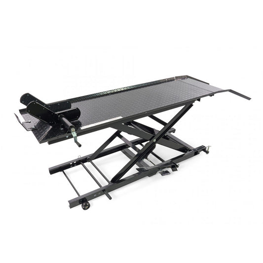 Ponte sollevatore idraulico per motocicli scooter 450 kg, piattaforma sollevatore idraulico, HBM 200 nero