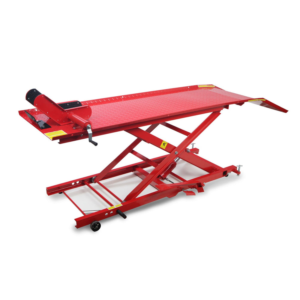 Ponte sollevatore idraulico per motocicli scooter 450 kg, piattaforma sollevatrice Premium, Hbm Machines Olanda