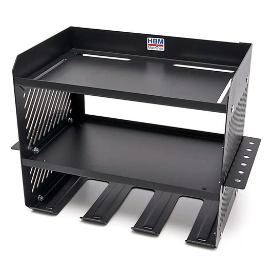 Porta attrezzi-organizzatore da parete per utensili elettrici 3 livelli per officina garage con portacacciaviti Hbm