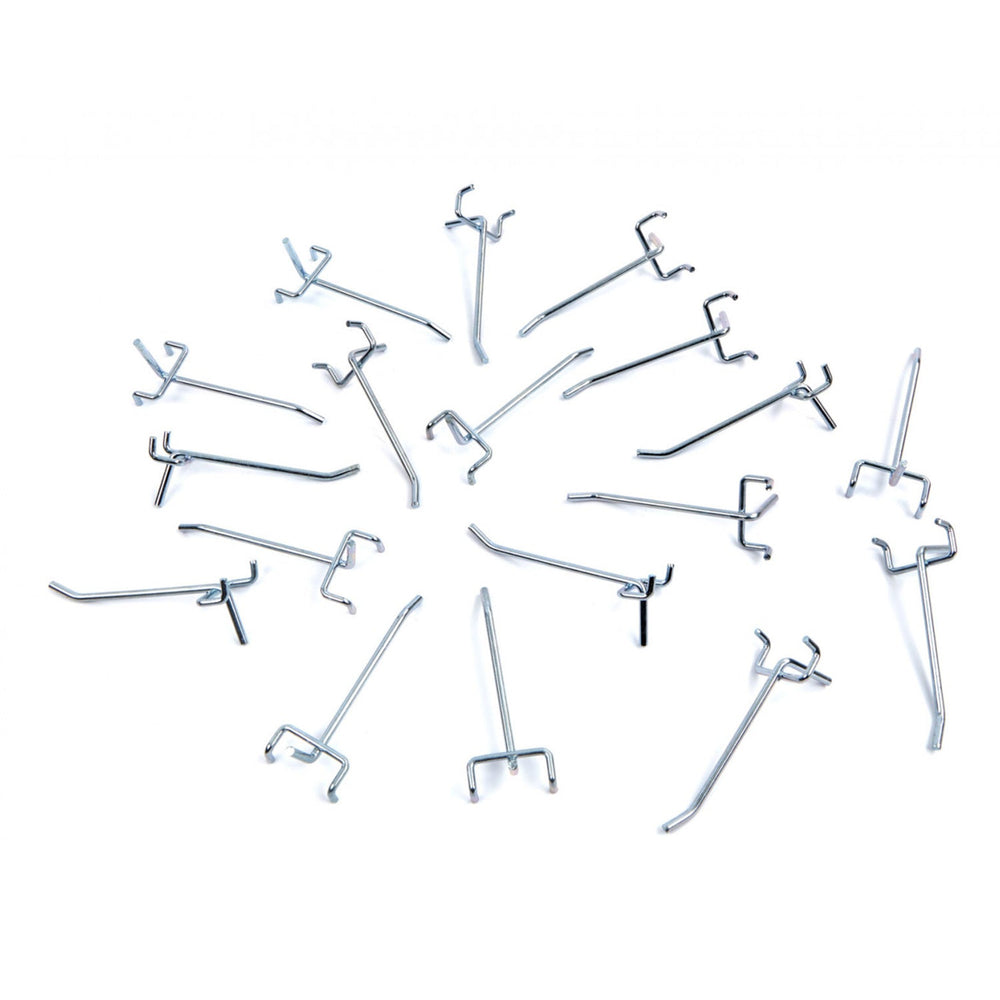 Set-kit 18 ganci per pannello utensili