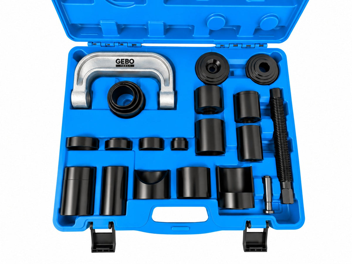 Kit estrattore di snodi e testine sterzo,21 pezzi Gebo Tools