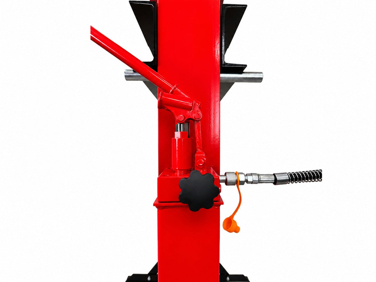 Pressa idraulica da officina 30 tonnellate a telaio per cuscinetti con manometro, a doppia azione,  Gebo Tools