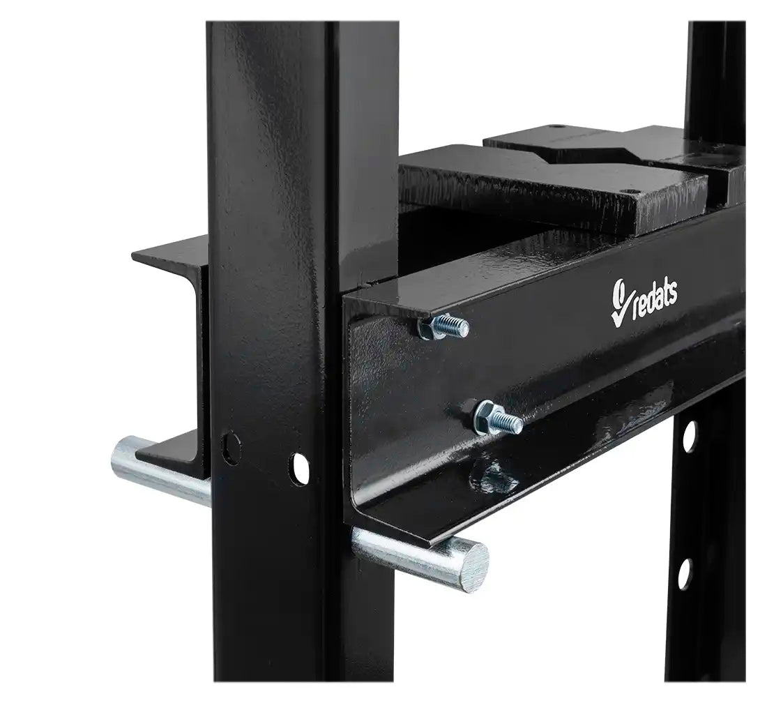 Pressa idraulica da officina 20 tonnellate a telaio per cuscinetti con manometro, a doppia azione, H-370N Redats
