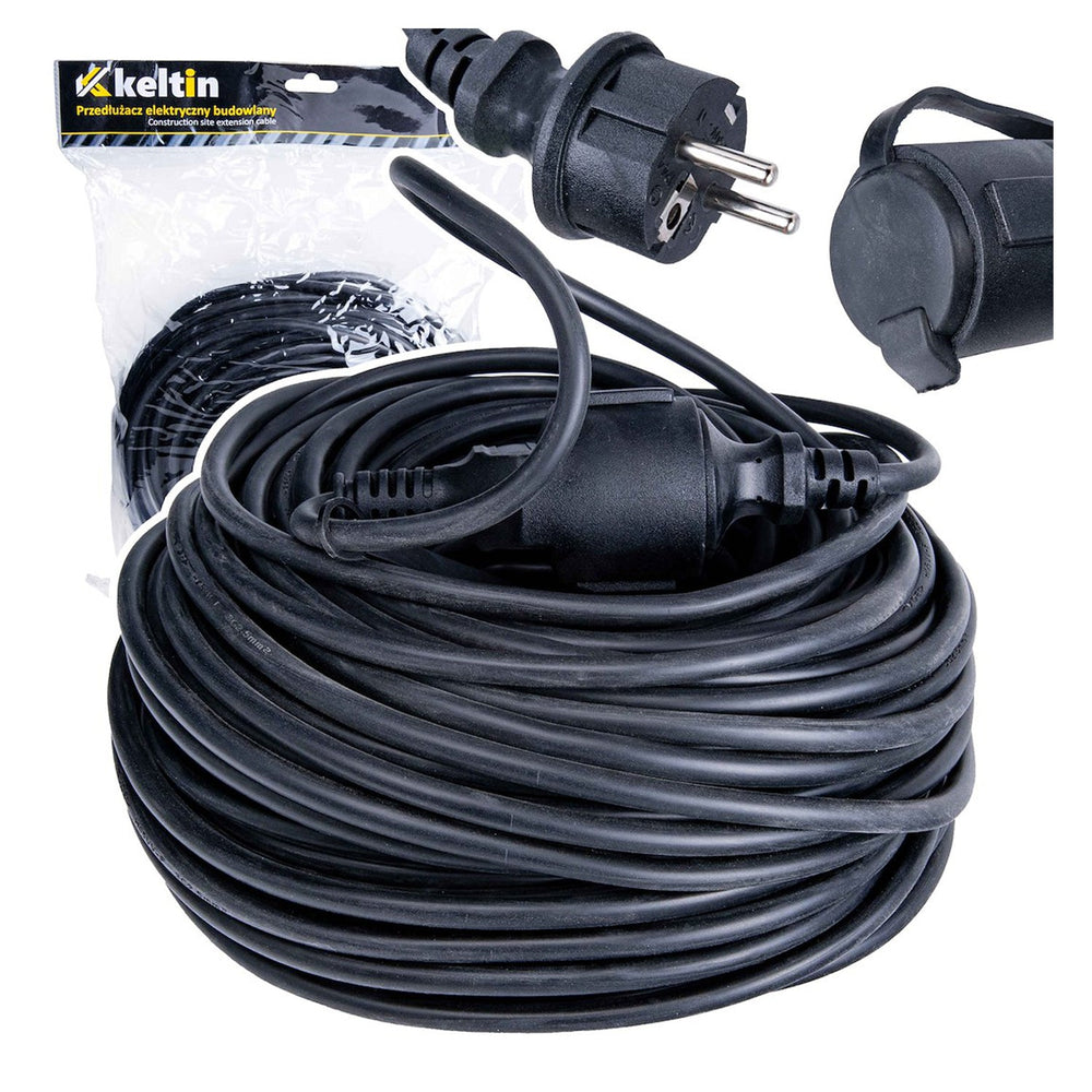 Prolunga elettrica 3 × 2, 5 mm 40 m IP44 per giardino, adatta per elettrodomestici da giardinaggio, cavo corrente senza avvolgicavo