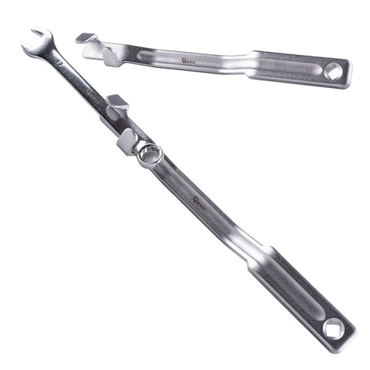 Prolunga per chiave inglese, universale, per la massima leva, per riparazione auto e meccanica, estensione per chiavi combinate e punti difficili da raggiungere, 340 mm, Geko