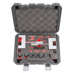 Kit di attrezzi chiusura maglia installazione catena di distribuzione Mercedes-Benz, attrezzo per rivettare catene di distribuzione del motore, kit di strumenti di installazione per rimozione