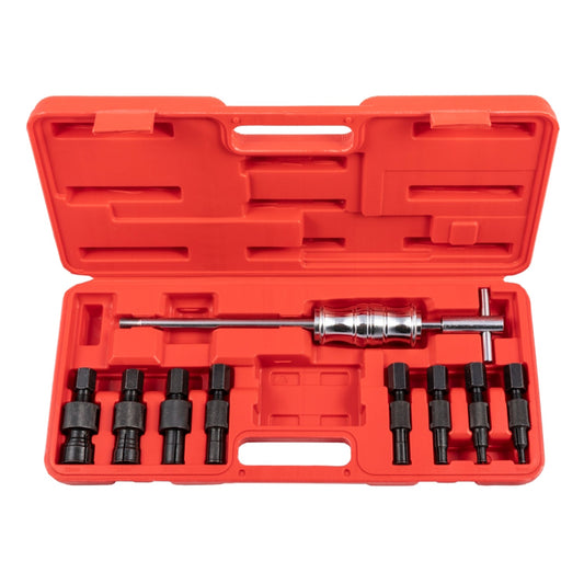 Estrattore cuscinetti interni, kit estrattore cuscinetti ciechi con martello scorrevole, estrattori di rimozione-smontaggio cuscinetto (rosso)