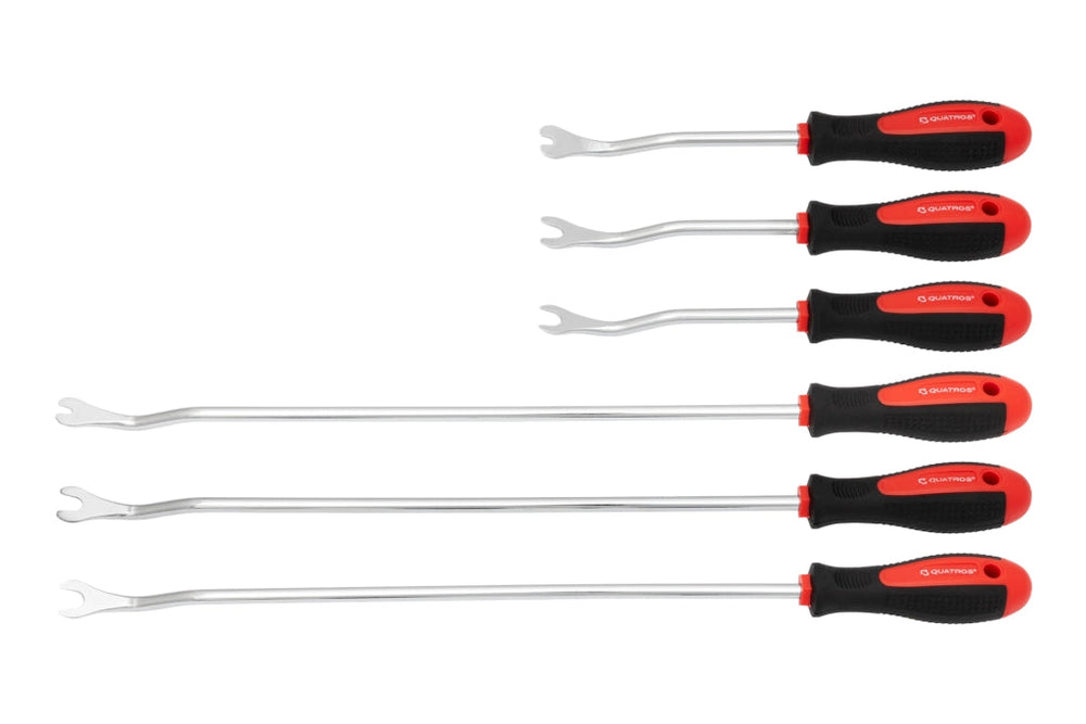 Set rimozione della clip pinza auto, leve smontaggio auto, kit attrezzi di rimozione rivetti, strumenti di rimozione per auto porta pannello, per veicolo audio pannello, cacciavite per fibbia portiera auto, 6 pezzi