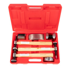 7 Pezzi kit attrezzi da officina riparazione carrozzeria auto, professionale kit di martelli e tassi per carrozziere