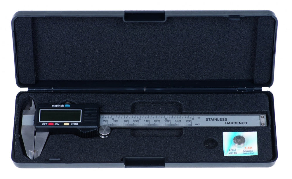 Calibro a corsoio, campo di misura 200 mm, strumento micrometrico  digitale di misurazione della profondita ad alta precisione, per uso professionale e fai da te