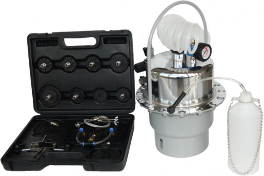 Spurgo freni auto e spurgo liquido freni con adattatori universale, pompa per spurgo multimarca, dispositivo per spurgo sistema dei freni