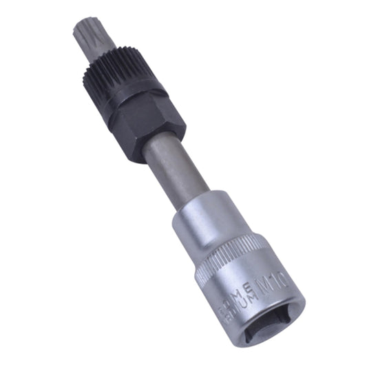 Chiave puleggia alternatore M10 lunghezza 110mm, estrattore puleggia alternatore, chiave a bussola per ruota libera alternatore con 33 denti, attrezzi per alternatore Bosch per Audi, Mercedes, Ford, Seat, Skoda, BMW, VW