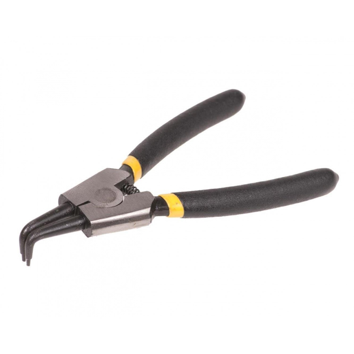 Pinza per anelli Seeger esterni con punta curva 330 mm