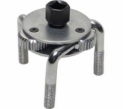 Chiave per la rimozione del filtro dell'olio, strumento a 3 griffe-ganasce-bracci, regolabile con 3/8'', adattatore chiave filtro olio universale filtro rimovibile diametro 80–120 mm