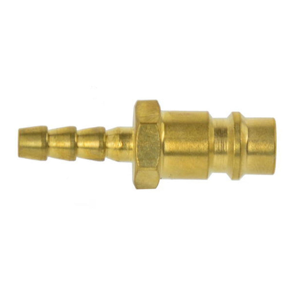 Raccordo a innesto rapido per tubi aria compressa, in ottone nichelato ,6 mm Geko