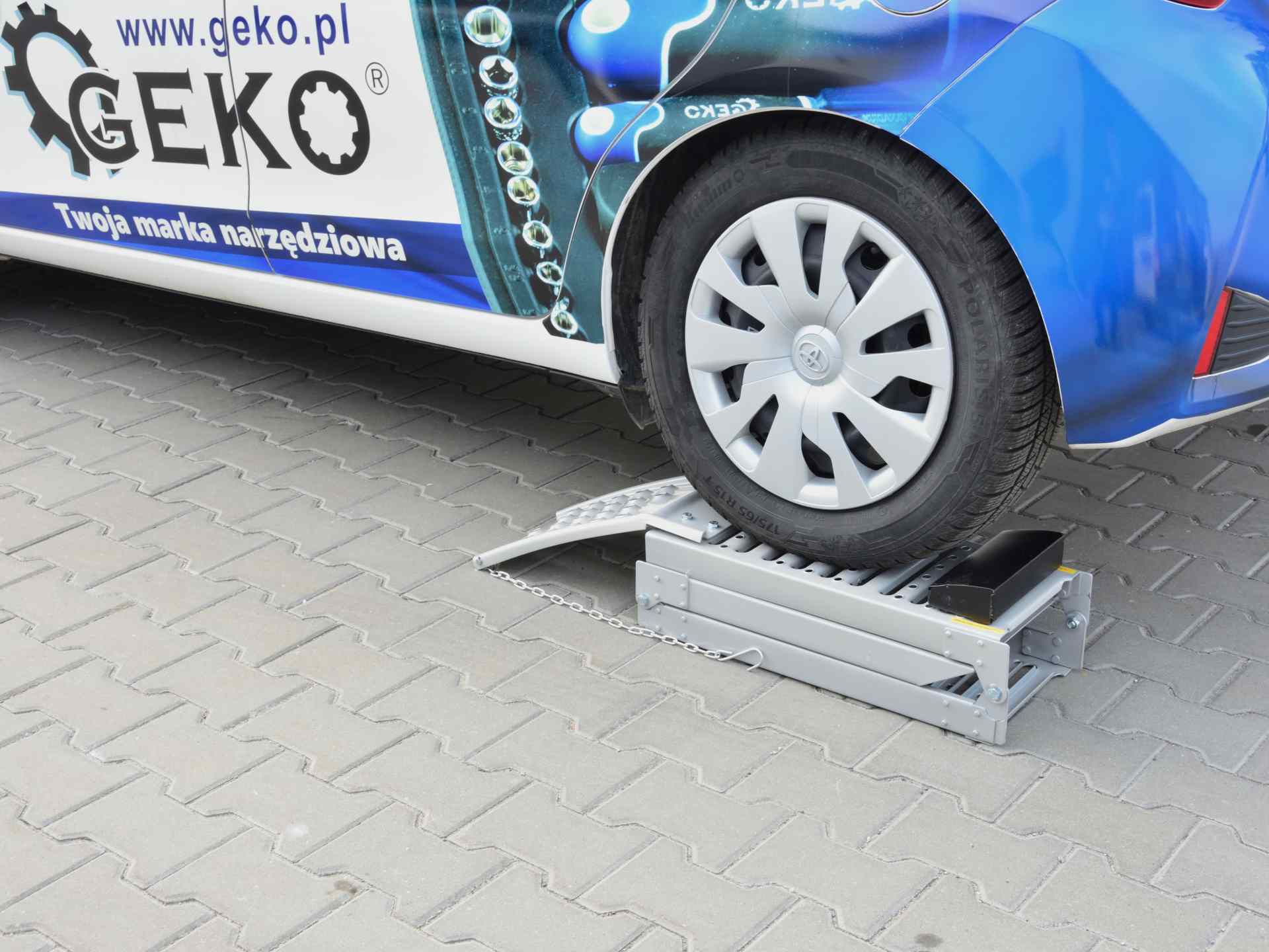 Set rampe di sollevamento, per veicoli carichi pesanti, pieghevoli, max 2200 kg