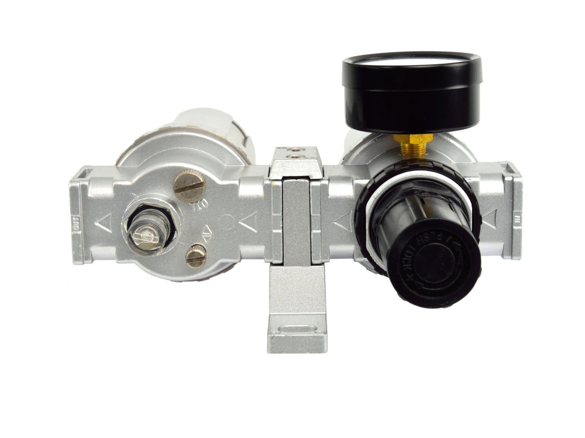 Separatore d'acqua e olio ad aria compressa, riduttore di pressione per compressore, filtro regolatore aria 1/4 " modello 1