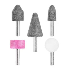 Set molette abrasive rotative per trapano 5 pezzi, fornitura per utensili rotanti per molatura/levigatura, Ingco