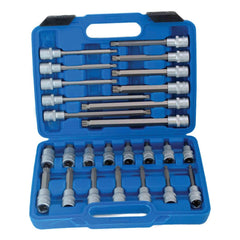 Chiavi a bussola XZN M5 - M16, 26 pezzi set con inserti CRV, Satra