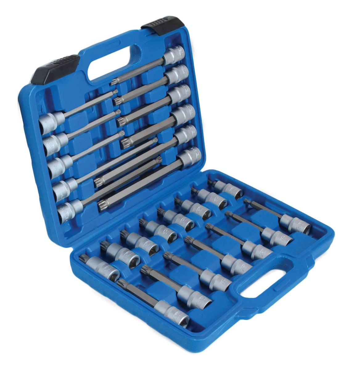 Chiavi a bussola XZN M5 - M16, 26 pezzi set con inserti CRV, Satra