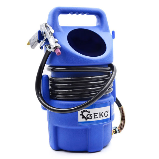 Sabbiatrice compressore portatile, per rimozione di vernice macchie ruggine, aria compressa con tubo e pistola, per esterni, con serbatoio 10 litri ,Geko