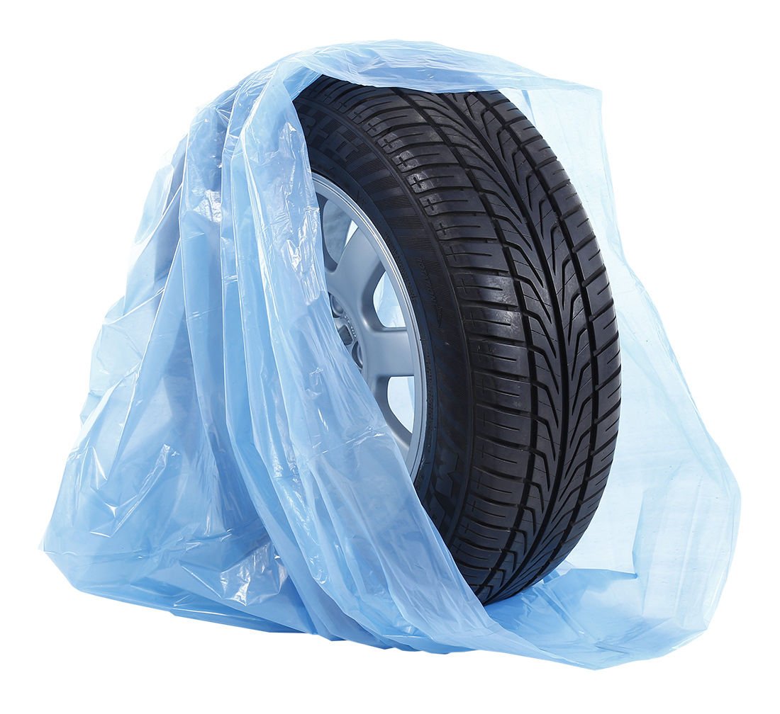 Sacchetti per pneumatici premium borsa copriruota, 52 cm, blu, 100 pezzi