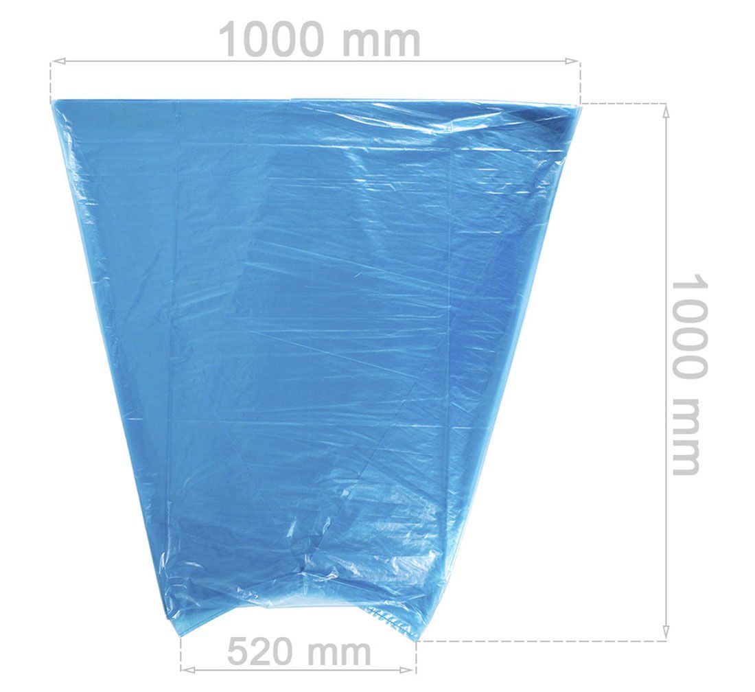 Sacchetti per pneumatici premium borsa copriruota, 52 cm, blu, 100 pezzi