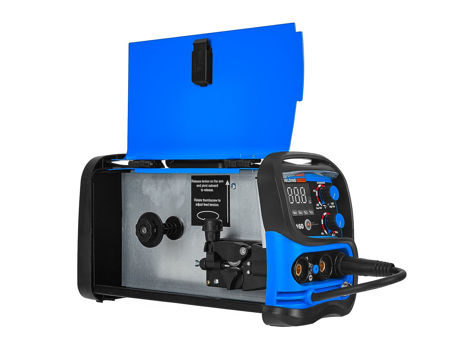 Saldatrice MIG MMA 160A - MAG a gas inerte ac230v a filo continuo 5 in 1 TIG DC Lift, Geko
