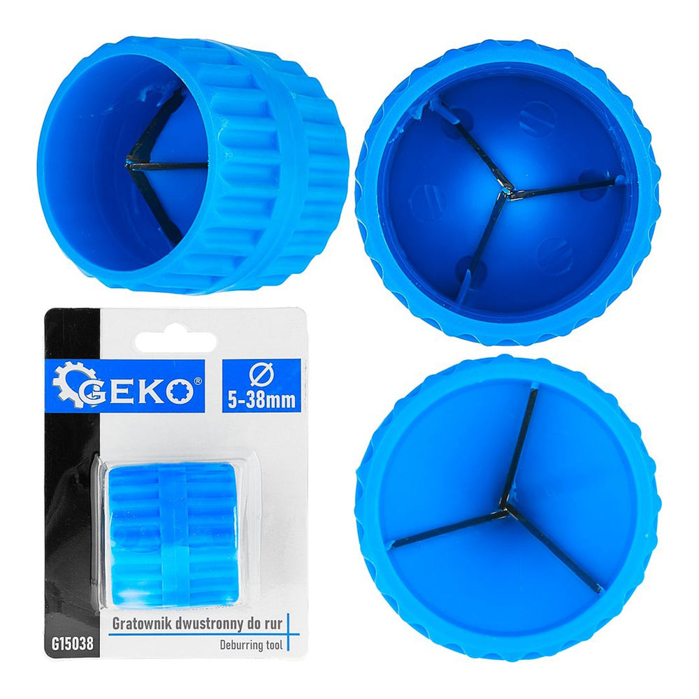 Sbavatore per tubi a doppia estremità da 5-38 mm , utensile per smussare tubi, utensile per sbavare tubi per smussare, affilatrice per tubi, Geko