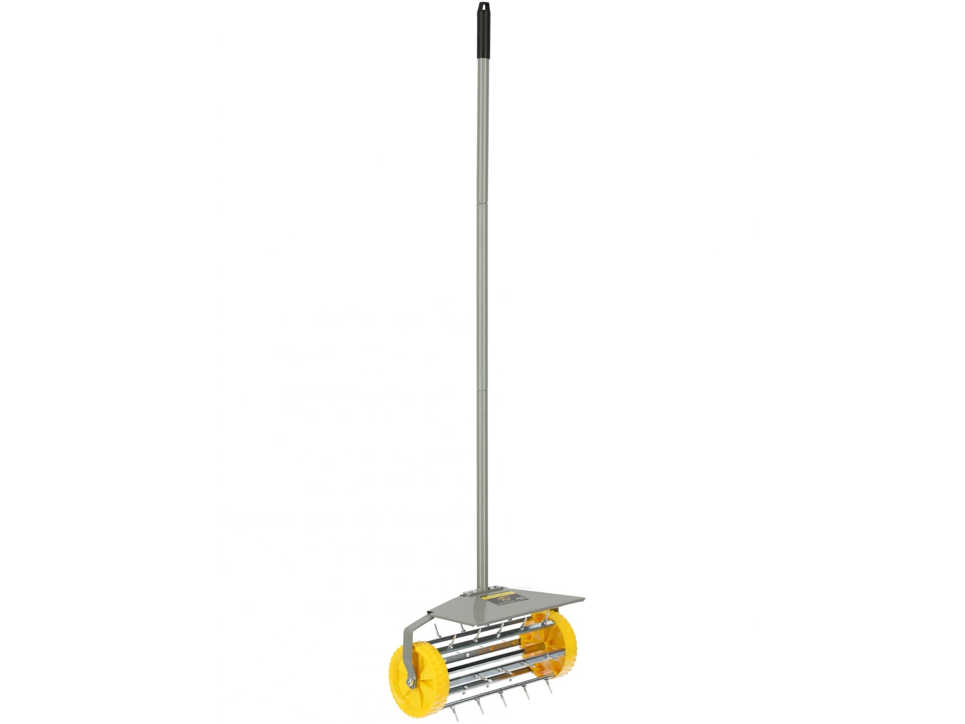 Scarificatore manuale con rullo aeratore,arieggiatore per prati,erba e giardini, con chiodi, punte per impieghi gravosi, Geko