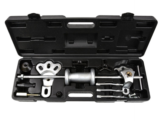 Estrattore cuscinetti interni, kit estrattore cuscinetti ciechi con martello, estrattori di rimozione-smontaggio cuscinetto piccoli conici per ruota cambio auto camion moto (rosso)