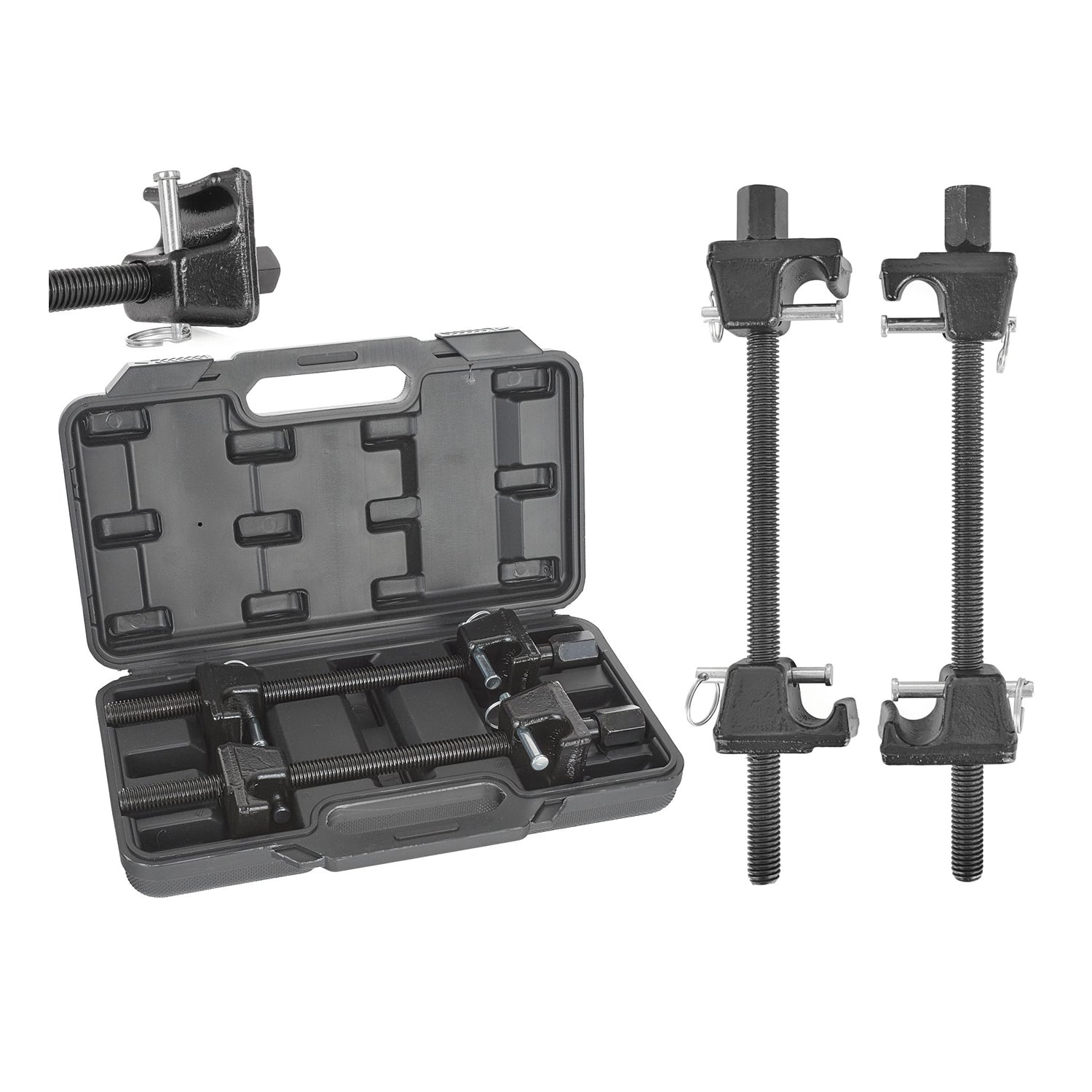 kit 2 pezzi professionale compressore molla ammortizzatori per auto strumenti di estrattore molle ammortizzatore
